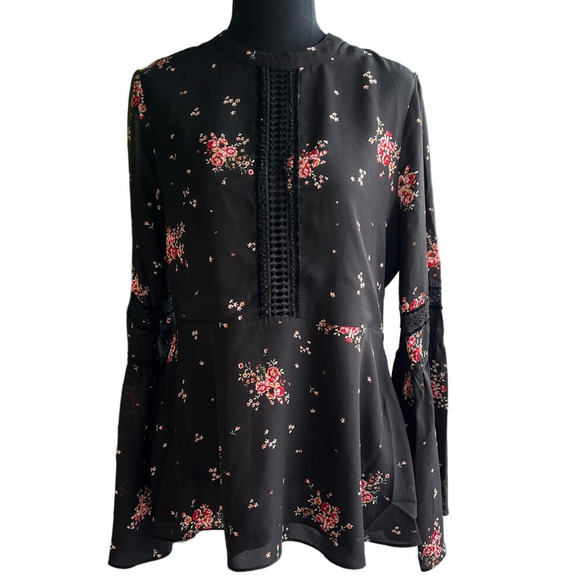 Show Me Your Mumu Lafayette Top in Dancing Floral, Size L - Picture 1 of 12